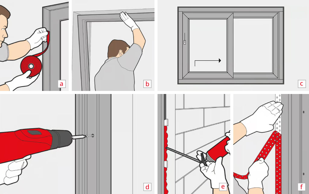 Installing a patio door frame