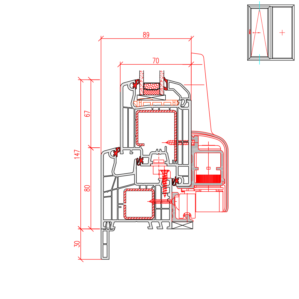 IDEAL 4000 - 30 mm milling for a connection profile for stone sills