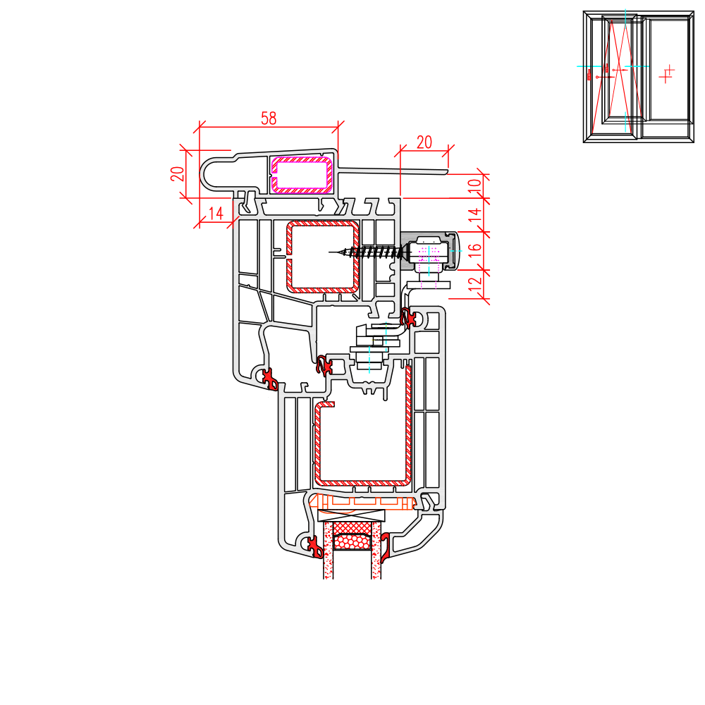 IDEAL 4000 - roller shutter traverse for new-builds