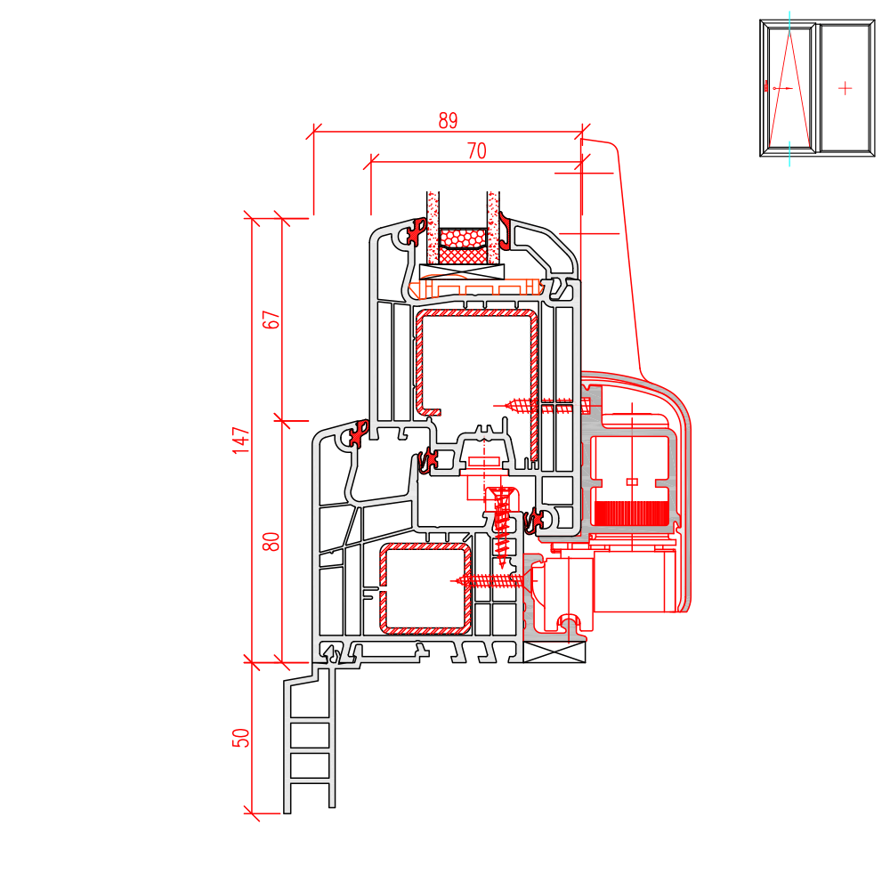 IDEAL 4000 - 50 mm milling for a connection profile for stone sills