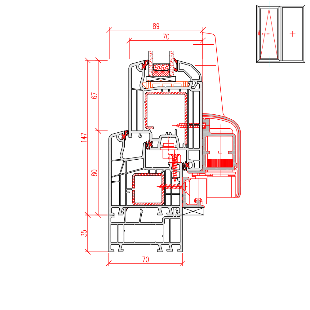 IDEAL 4000 - 35 mm frame extension