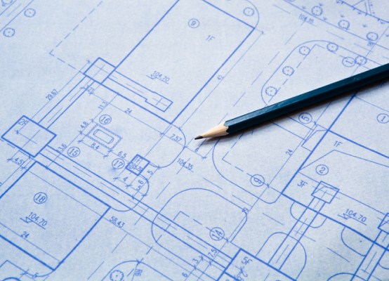 Patio door blueprint