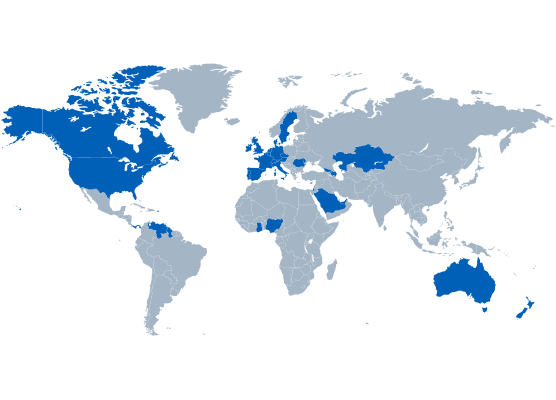 Projects map