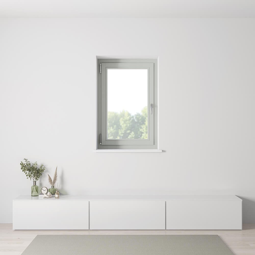 RAL 7035 light grey window