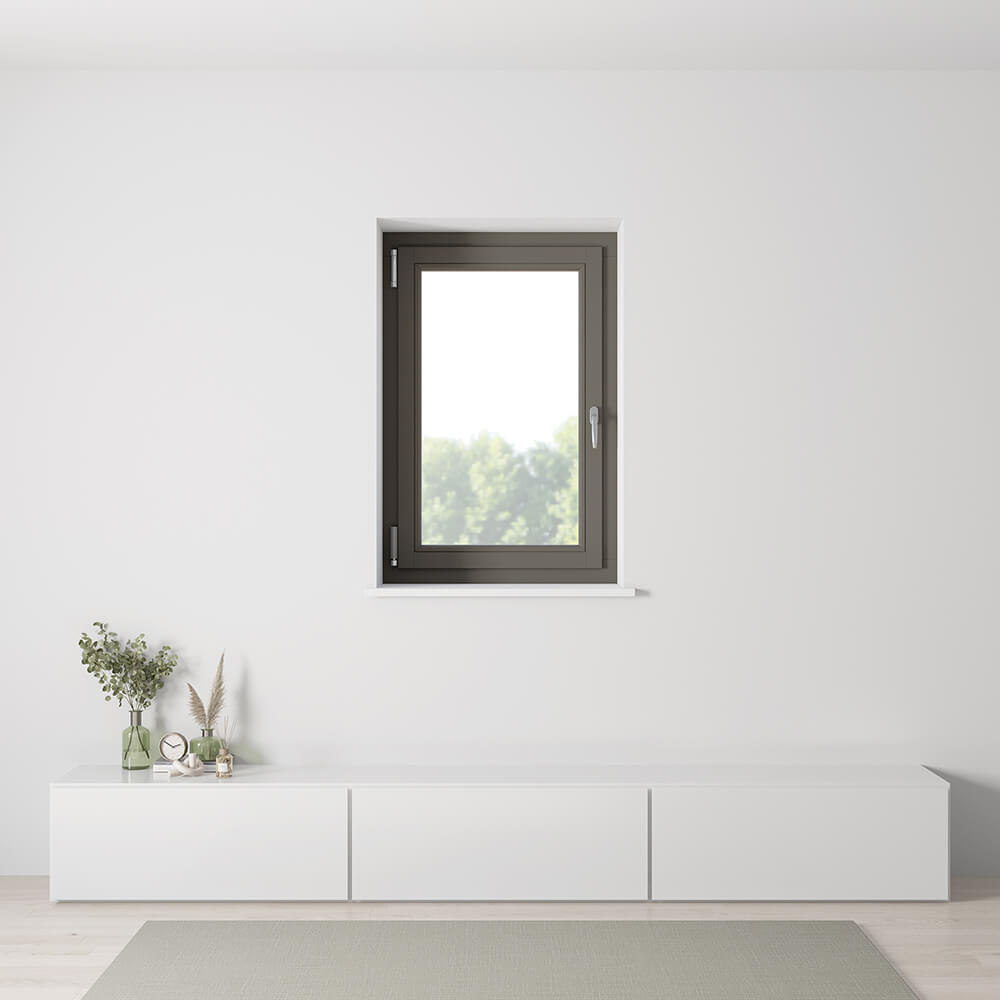 RAL 7039 quartz grey window