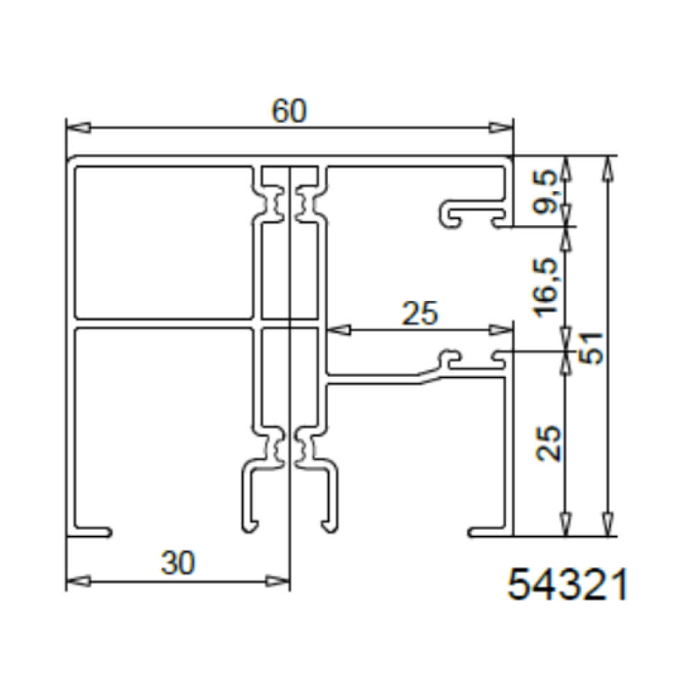 TwinSet 8000 new-build roller shutter guide rails