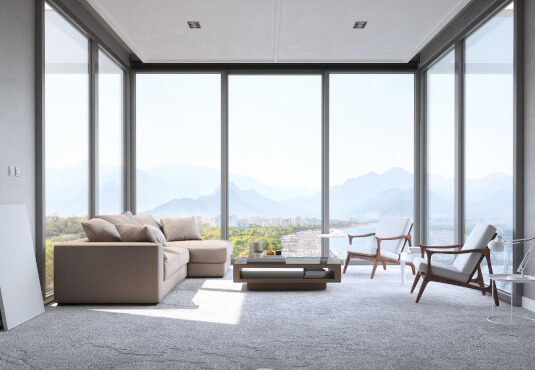 Floor-to-ceiling windows