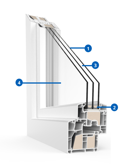 Thermal glazing construction