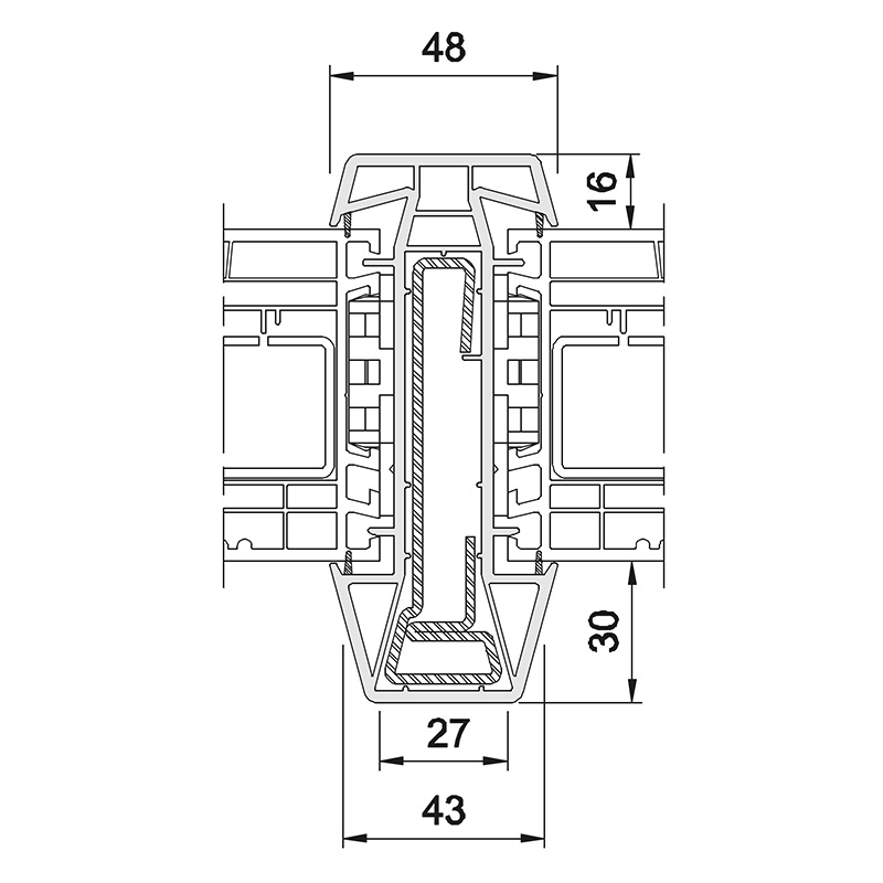 uPVC  static coupling